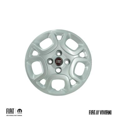 Imagem de Calota Aro 14 Metalizado Fiat Novo Uno