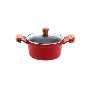 Imagem de Caçarola Vermelha Antiaderente em Cerâmica Javali AM 26cm