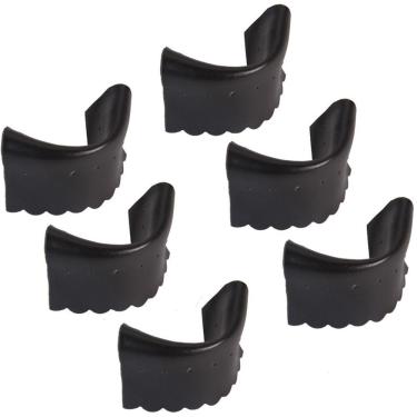 Imagem de Guarnição Caçapa Mesa Sinuca Bilhar Snooker Courino(6 Peças)