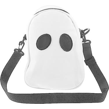 Imagem de Bolsa transversal criativa bolsa de ombro bolsa mensageiro para mulheres senhoras, Branco, 17x22x6cm
