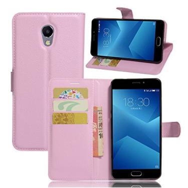 Imagem de Capa para MEIZU M5 Note couro com suporte carteira flip capa para MEIZU M5 Note capa de proteção de telefone A capa com design simplificado