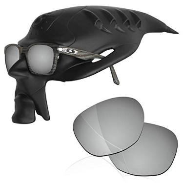 Imagem de RockShell Lentes polarizadas de substituição para óculos de sol Oakley Garage Rock OO9175 - GT Silver
