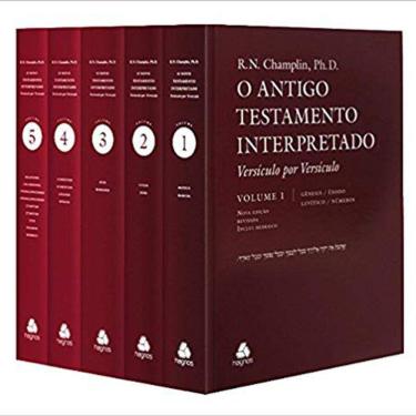Imagem de Kit O Antigo Testamento Interpretado - Grande - Capa Dura - 5 Livros