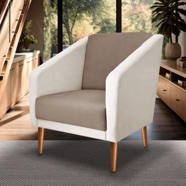 Imagem de Poltrona Sala De Estar Monalisa Decorativo suede