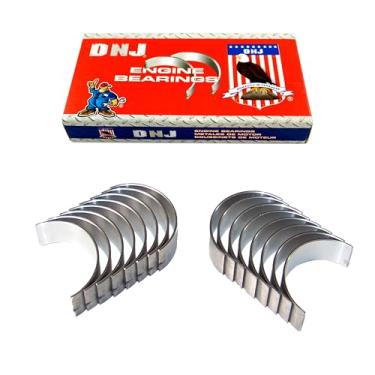 Imagem de DNJ RB1100 Conjunto de rolamentos de haste padrão para Chrysler 1999-2013, Dodge, Jeep, Mitsubishi, Ram 1500, Aspen, Commander 4.7L V8 16V SOHC 287cid