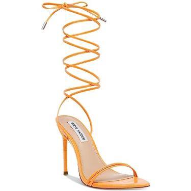 Imagem de Steve Madden Sandália feminina de salto flamin, Laranja, 35