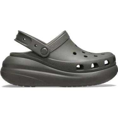 Imagem de Sandália crocs classic crush platform clog dusty olive - 35