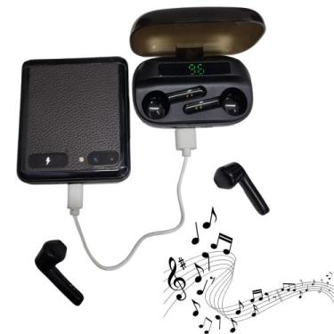 Imagem de Fone Bluetooth Sem Fio Com Powerbank 1200 Mah Original Peining
