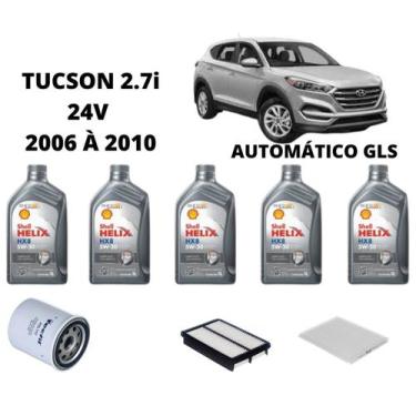Imagem de KIT REVISÃO TROCA DE OLEO TUCSON 2.7i 2006 À 2010 - SHELL