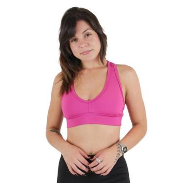 Imagem de KIT 2 Top Fitness Feminino Nadador Academia - blees, Rosa, GG