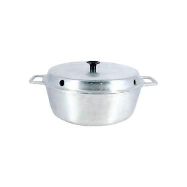 Imagem de Forma com Cone Para Bolo Alumínio Fundido Polido 22cm - DIVIFORTE