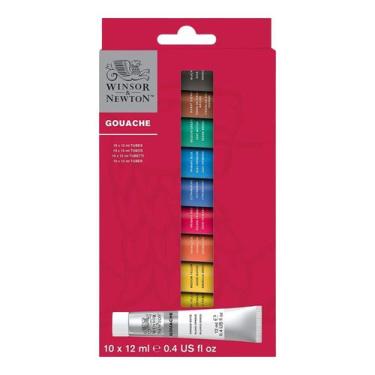 Imagem de Tinta Guache 12ml Winsor & Newton 10 Cores