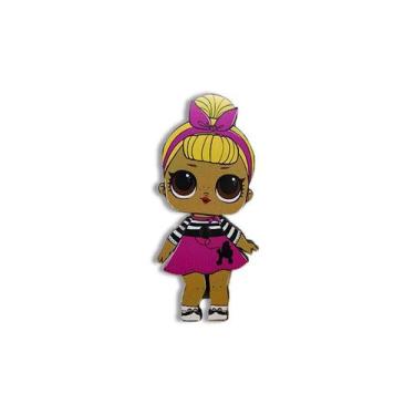 Imagem de Personagem MDF Boneca LOL Laço Rosa - Contém 1 unidade unidades - Rizz