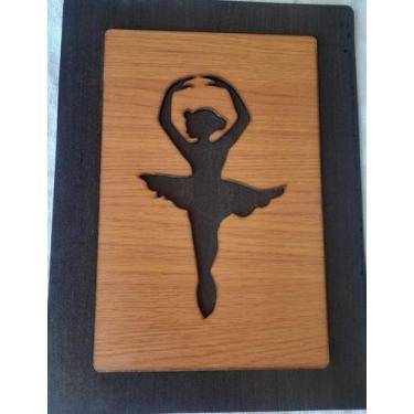 Imagem de Placa decorativa MDF 30x40 com detalhe de Bailarina2 - Ecomix Molduras