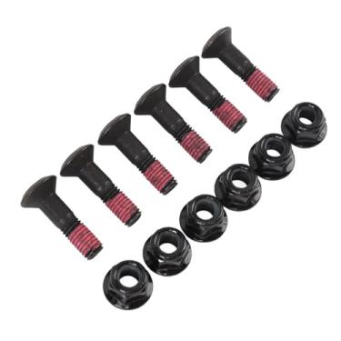 Imagem de Conjunto Completo de 6 Conjuntos de Parafusos de Roda Dentada de Motocicleta, Kit de Porcas M8 X 32mm, Conjunto de Porca de Parafuso de Ferro para Yz Yzf Kx Kxf Rm Rmz Cr Crf Com
