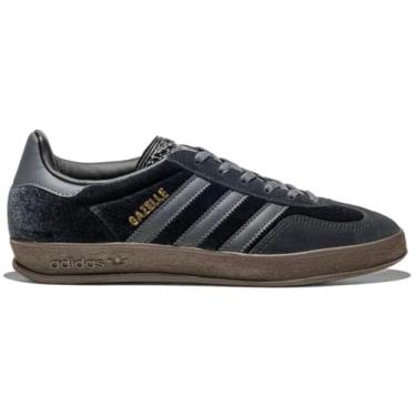 Imagem de adidas Gazelle Bold Tênis feminino, Veludo carbono preto, 37