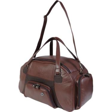 Imagem de Mala de viagem Weeg de couro original aeroporto aprovada ANAC - LARGAD