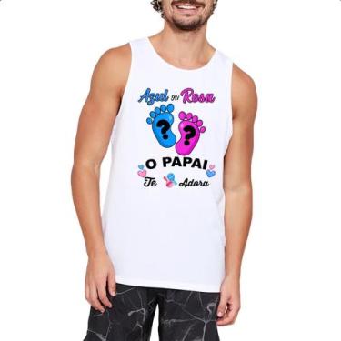 Imagem de Camiseta Regata Cha Revelacao Papai te adora - Alearts, G