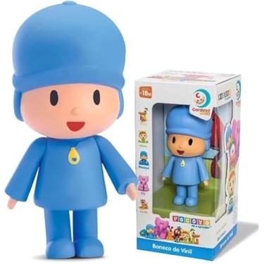 Imagem de Boneco de Vinil Pocoyo - Brinquedo Infantil Educativo, Resistente e Atóxico 13cm