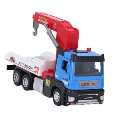 Imagem de 1:32 Truque de Troca de Transporte de Transporte, Caminhão de Reboque de Metal Com Modelo de Veículo de Carro de Brinquedo para Crianças para Crianças (Azul)
