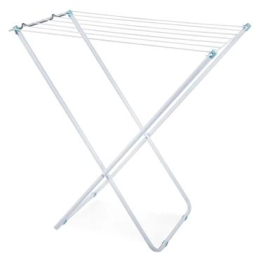 Imagem de Varal De Chão Aço Slim Mor - 6104 - 79cm - Branco