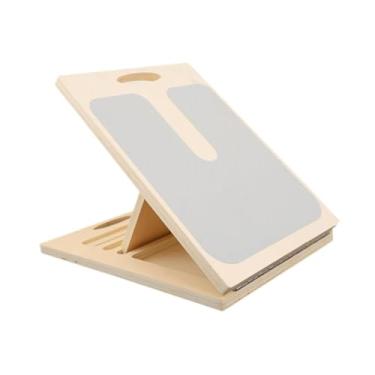 Imagem de menolana Placa de madeira da panturrilha de madeira Multipluração ajustável para agachamentos joelhos pernas salto tornozelo anti -deslizamento portátil