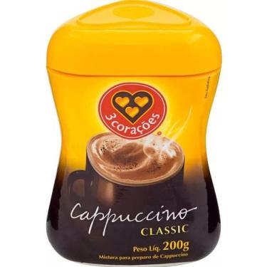 Imagem de Kit c/ 4 Cappuccino Classic Pote 200g 3 Coracoes - 3 Corações