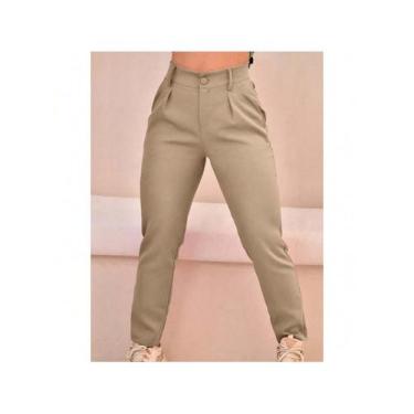 Imagem de Calça Feminina   Slim Com Anel  Alfaiataria Elegante Social e Casual -