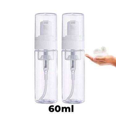 Imagem de Kit C/ 2un Frasco Pump Espumador Limpeza Extensão Cílios 60ml - CS STO