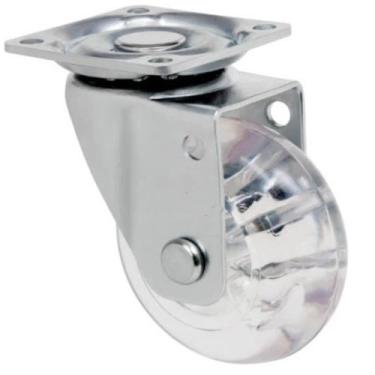 Imagem de Rodizio Giratório Placa 210 Gel - 1012100010086 - SCHIOPPA