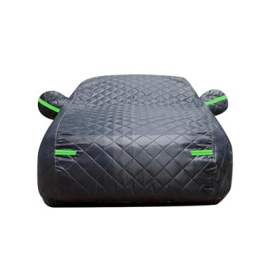 Imagem de Capas impermeáveis ​​para carros, cobertura à prova de granizo, toldo, proteção completa para para-brisa externo, veículos, chuva, universal, exterior para automóveis(Dark Grey Manual Left,XL)