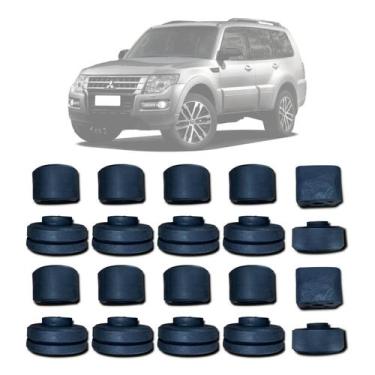 Imagem de Kit Coxim Cabine Completo Pajero Full Reforçado Lona 10pçs - Borfix