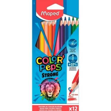 Imagem de Lápis de Cor Colorpeps Strong - 12 cores - Maped -