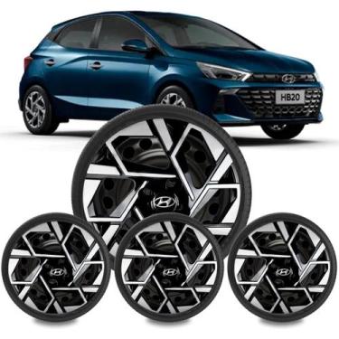 Imagem de Jogo De Calota Hb20 Hb20s Sedan Hatch 2024 Esportiva Aro 15 - Tiguer A