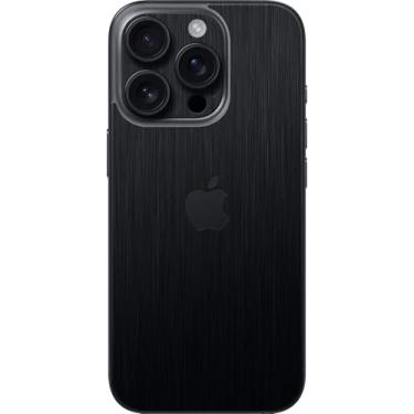 Imagem de Razer Skin: iPhone 16 Pro - Full Wrap - Premium 3M Cast Vinyl - Scratch Resistant - Unique Designs & Finishes - Easy Application - Black Metal