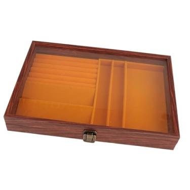 Imagem de Wzmzjy Caixa de Joias, Estojo de Armazenamento, Presentes, com Tampa Aberta Transparente Articulada, à Prova D'água, Versátil, à Prova de Poeira, Portáti, Style E