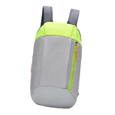 Imagem de YIJU Mochila de viagem à prova d'água para viagem, essencial para caminhadas, mochila para caminhadas curtas, Verde Cinza
