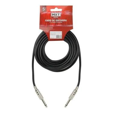 Imagem de Cabo P10 Mono X P10 Mono 5 Metros Guitarra Violão Baixo - Mxt