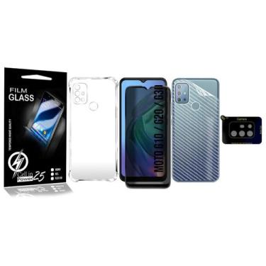 Imagem de Capinha Anti Shock + Pel 3d Privacidade + Camera + Traseira P/ Moto G2