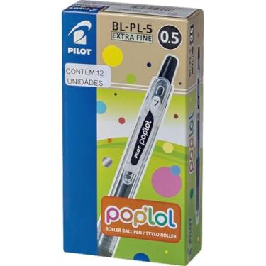 Imagem de Caneta Esferográfica, Pilot, Retrátil, Bl-Pl-5, Pop Lol, 0,5 mm, Branco, com 12 Unidades