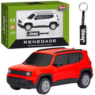 Imagem de Carrinho Realista Jeep Renegade Escala 1:30 na Caixa Presente Crianças