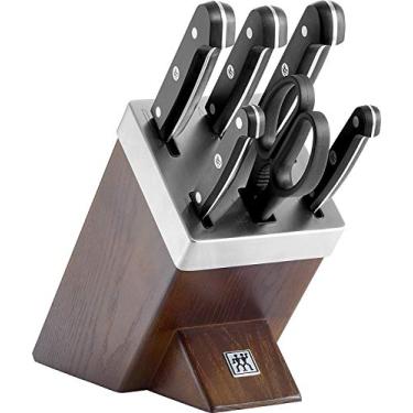 Imagem de Bloco de Facas com Afiação, 7 Peças, ZWILLING Gourmet