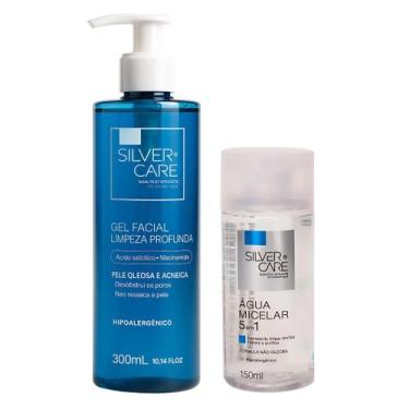 Imagem de Kit Gel Limpeza Profunda Nutrientes + Água Micelar - SIlver Care
