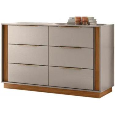 Imagem de Cômoda 6 Gavetas MDP Corrediças Telescópicas Giardino Demóbile - Demob