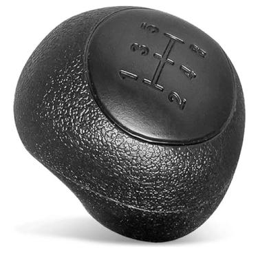 Imagem de Manopla Bola de Alavanca de Cambio Marcha para Palio Fire Siena Strada Weekend G2 2001 a 2009 Preto