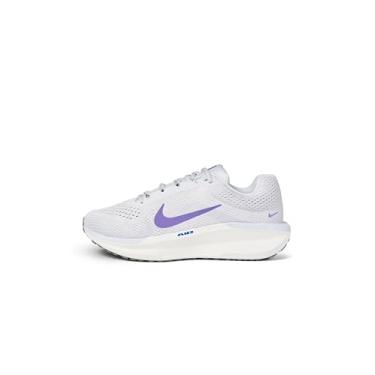 Imagem de Nike Tênis de corrida feminino Winflo 11 Road, Platina pura/fantasma/violeta selvagem/concórdia, 6.5 X-Wide