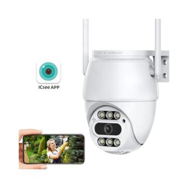 Imagem de Câmera IP inteligente externa Wifi com alarme anti-água IP66 - Lightbe