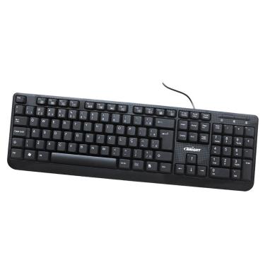 Imagem de Teclado USB Preto BRIGHT Homologação: 64321709718