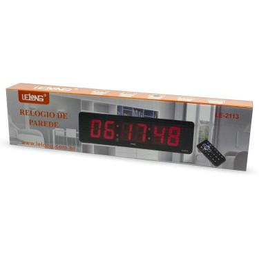 Imagem de Relógio Progressivo Digital Parede Treino Academia Controle