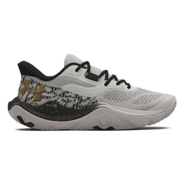 Imagem de Tênis de Basquete Under Armour Dime Masculino, Branco, 41